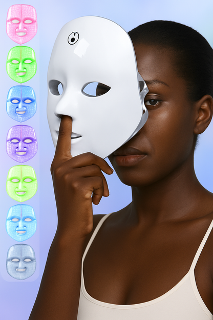 Masque LED Révolutionnaire – Rajeunissez, Hydratez et Illuminez Votre Peau en 20 Minutes par Jour